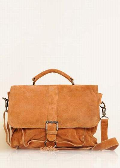 sac a main forme cartable en cuir